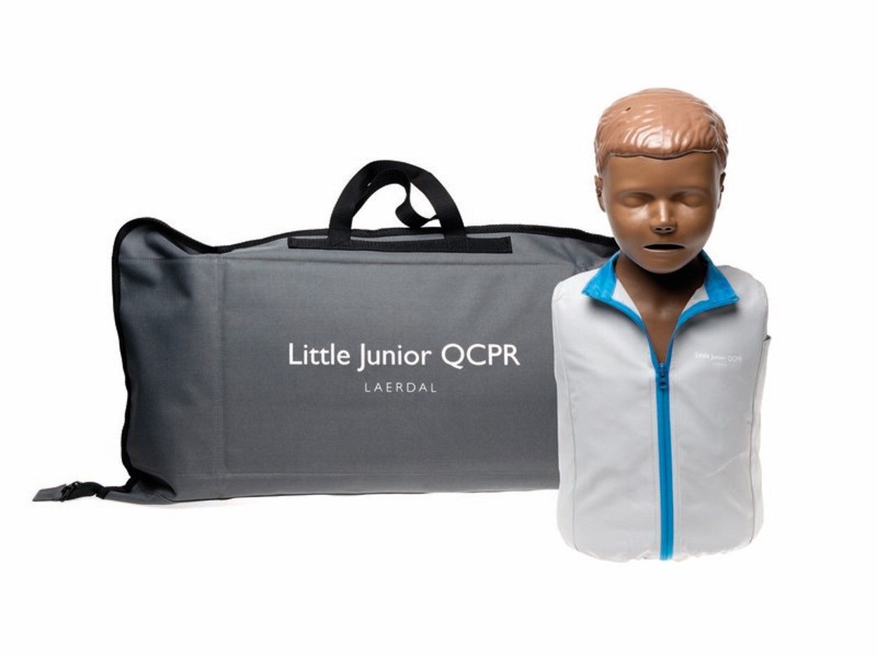 Mannequin de formation secourisme Little Junior QCPR version peau noire LAERDAL Mannequin de formation secourisme Little Junior QCPR version peau noire LAERDAL