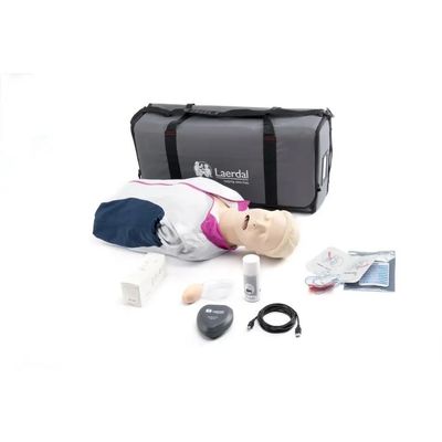 Mannequin de formation secourisme Nouveau Resusci Anne QCPR AED AW + tête gestion VA Torse en sac semi-rigide LAERDAL Mannequin de formation secourisme Nouveau Resusci Anne QCPR AED AW + tête gestion VA Torse en sac semi-rigide LAERDAL