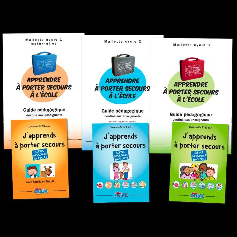 Kit de formation premiers secours enfants KIT DE MALLETTES : APPRENDRE A PORTER SECOURS - CYCLES 1, 2 ET 3