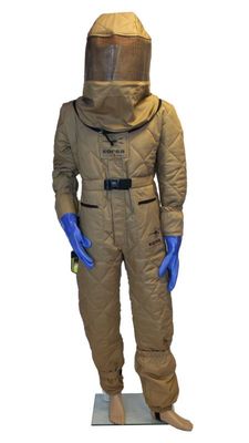 Combinaison renforcée anti-guêpes et anti-frelons asiatiques hyménoptères beige XORSA Combinaison renforcée anti-guêpes et anti-frelons asiatiques hyménoptères beige XORSA