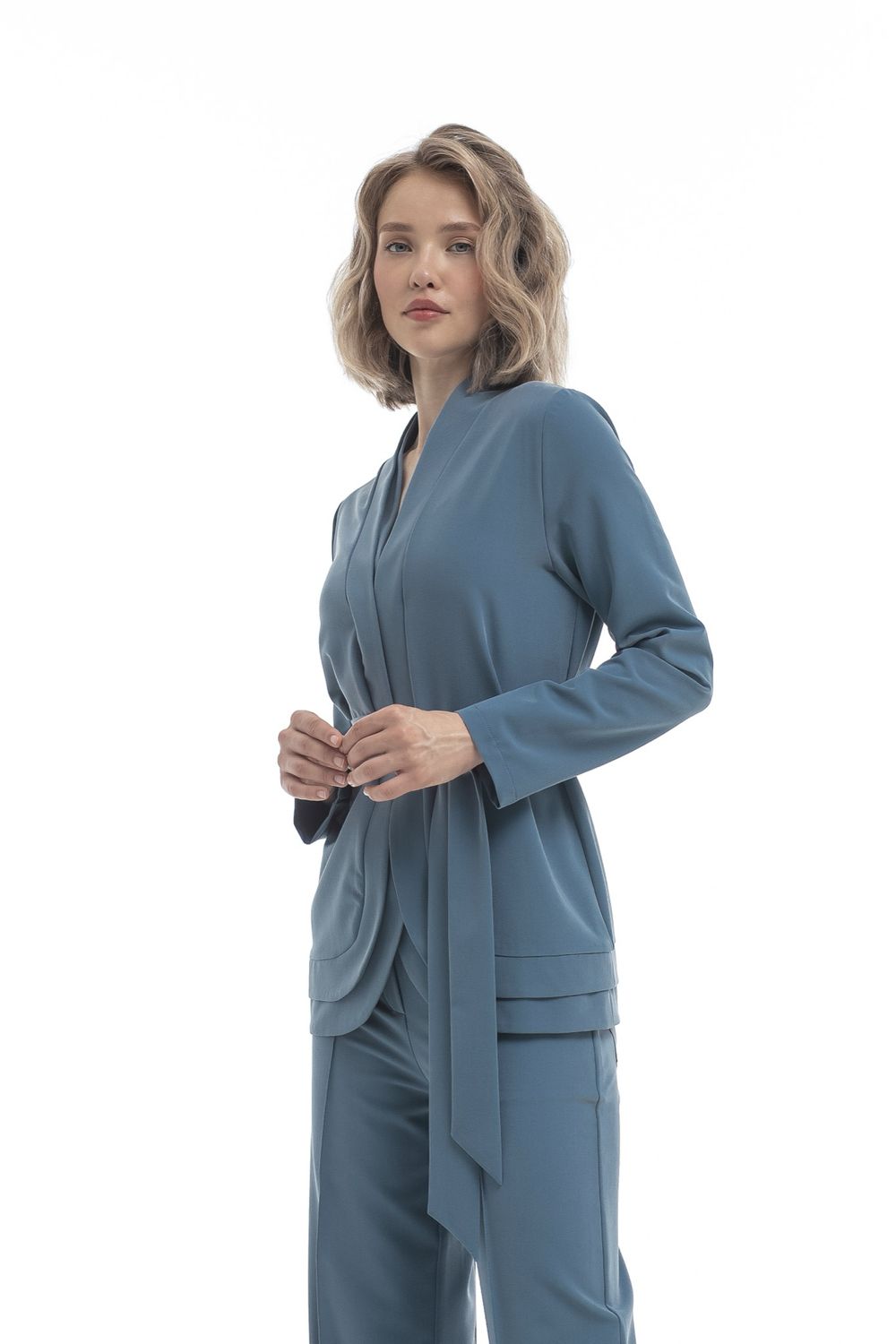 Women’s Kimono-Style Scrub Top