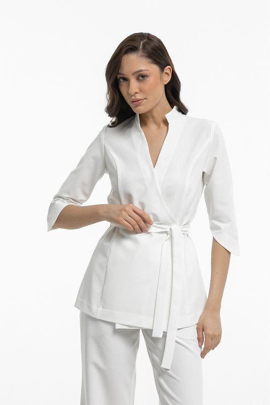 Wrap Scrub Top