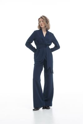 Kimono &amp; Bell-Bottom Scrub Set