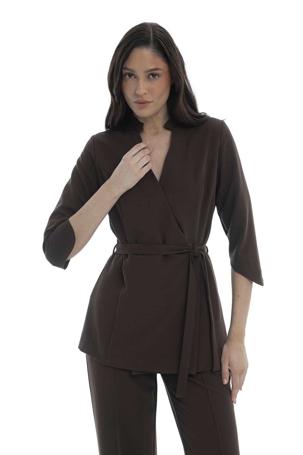 Wrap Scrub Top
