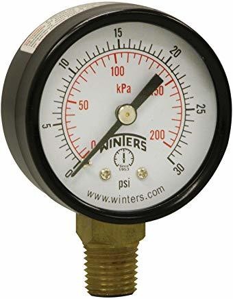 0-30# Pressure Gauge 2" Dial