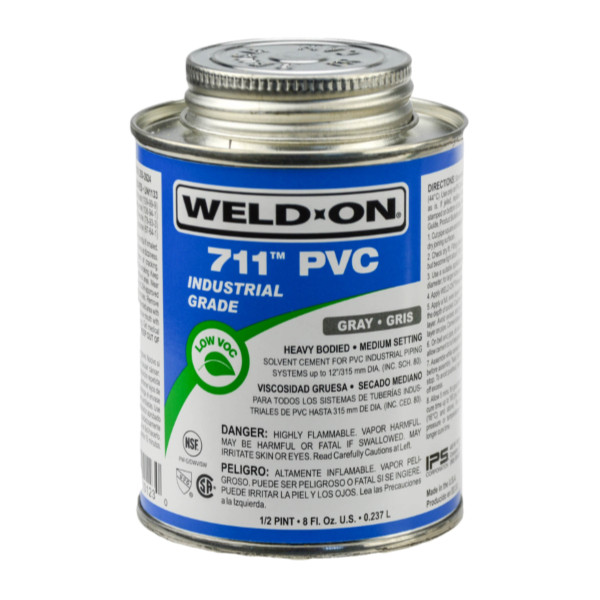 Weld-On® 711™ PVC Grey (237mL)