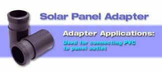 1-1/2" PVC Pipe-to-Panel Adaptor