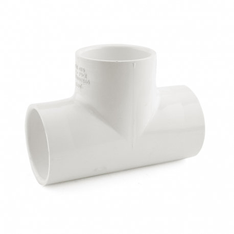 2" PVC (Sch. 40) Tee, White