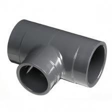 1-1/2" PVC (Sch. 40) Tee, Grey