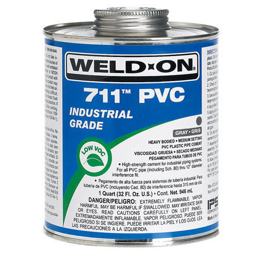 Weld-On® 711™ PVC Grey (946 mL)