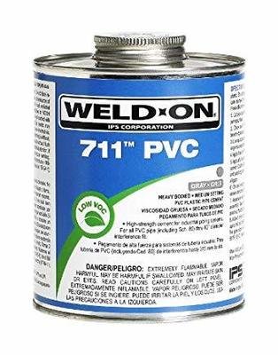 Weld-On® 711™ PVC Grey (473 mL)
