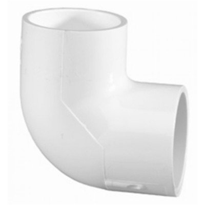 2" PVC (Sch. 40) 90° Elbow, White