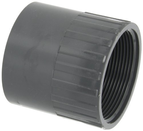 1-1/2" PVC (Sch. 40) Female Adapter, Grey