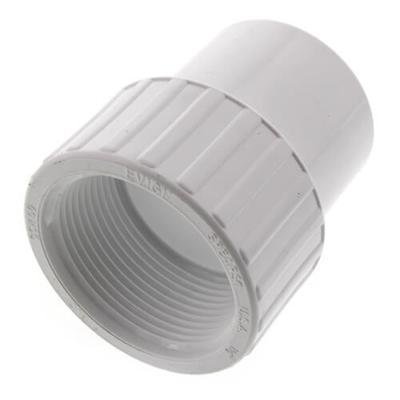 1-1/2" PVC (Sch. 40) Female Adapter, Grey