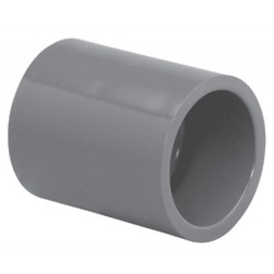 4" PVC (Sch. 80) Coupling, Grey