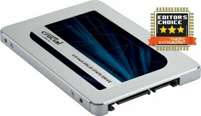 Crucial 2TB SATA 2.5" 7mm (with 9.5mm adapter) Internal SSD model:MX500