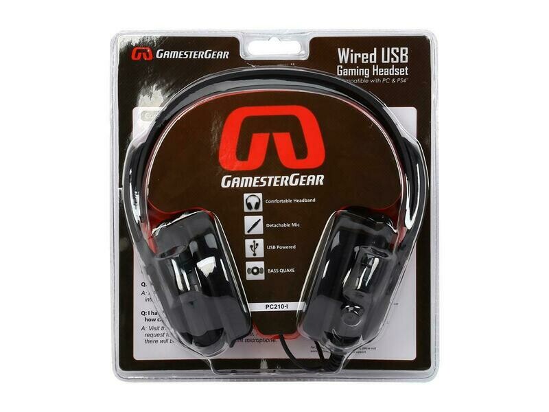 GamesterGear Cruiser PC210-I USB Connector Circumaural Gaming Headset