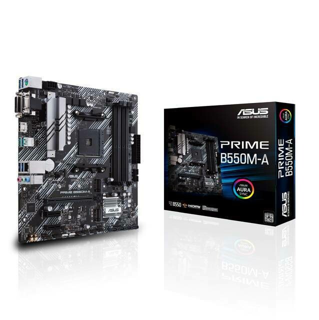 Asus PRIME B550M-A/CSM Socket AM4/ AMD B550/ DDR4/ SATA3&USB3.2/ M.2/ mATX Motherboard (New Item!)