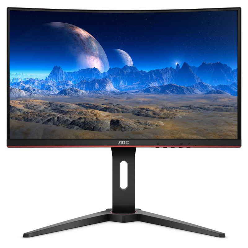 23.6" Full HD 144Hz VGA HDMI DP FreeSync Curved LED Gaming AOC C24G1 Monitor 1 Ms