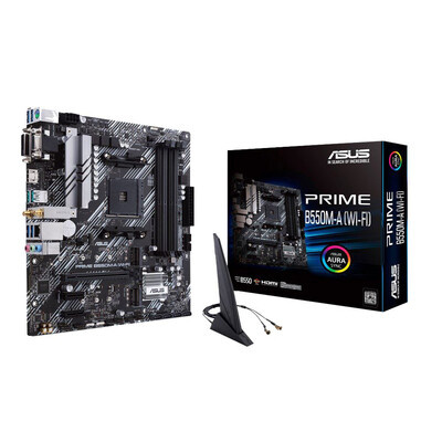 ASUS B550M-A Prime (WiFi) AMD AM4 mATX Motherboard