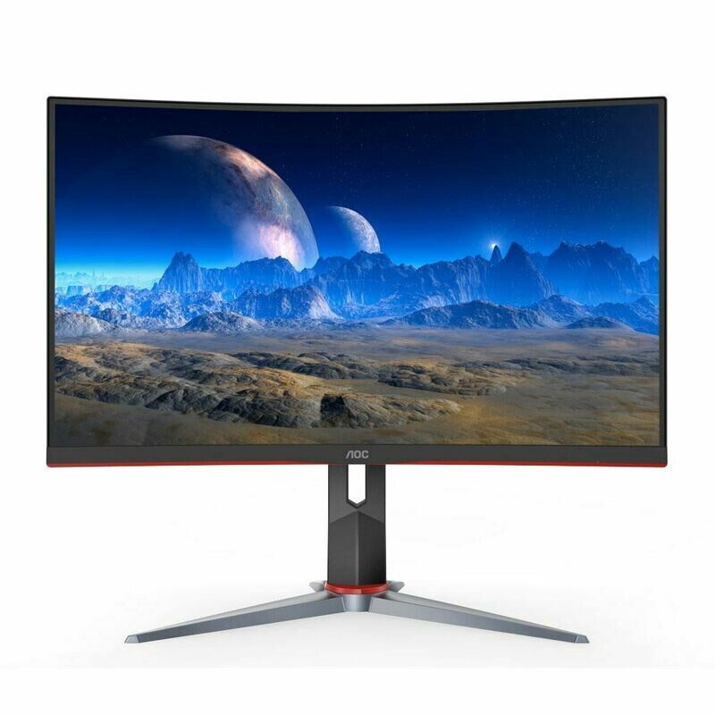 AOC CQ27G2 27" WQHD 144Hz HDMI DP FreeSync Curved LED Gaming Monitor 1ms and 2560x1440 Quad HD resolution