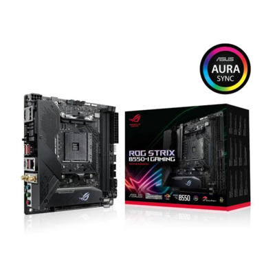 Asus ROG STRIX B550-I ITX GAMING Socket AM4/ AMD B550/ DDR4/ SATA3&USB3.2/ M.2/ WiFi/ Bluetooth/ Mini ITX Motherboard