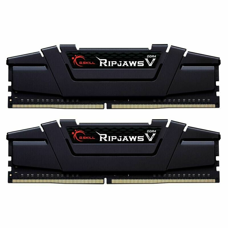 G.Skill Ripjaws V 16GB (2 x 8GB) DDR4-3600 PC4-28800 CL18 Dual Channel Desktop Memory Kit F4-3600C18D-16GVK - Black
