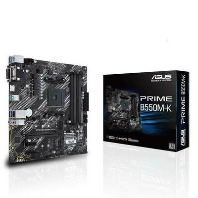 Asus PRIME B550M-K Socket AM4/ AMD B550/ DDR4/ SATA3&USB3.2/ M.2/ mATX Motherboard
