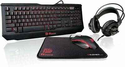 Thermaltake eSPORTS Knucker 4-1 Gaming set (Headset, mouse, mousepad, keyboard)