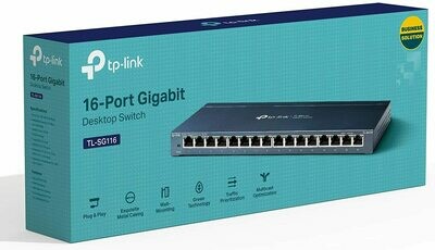 TP-LINK 16 port gigabyte ethernet switch