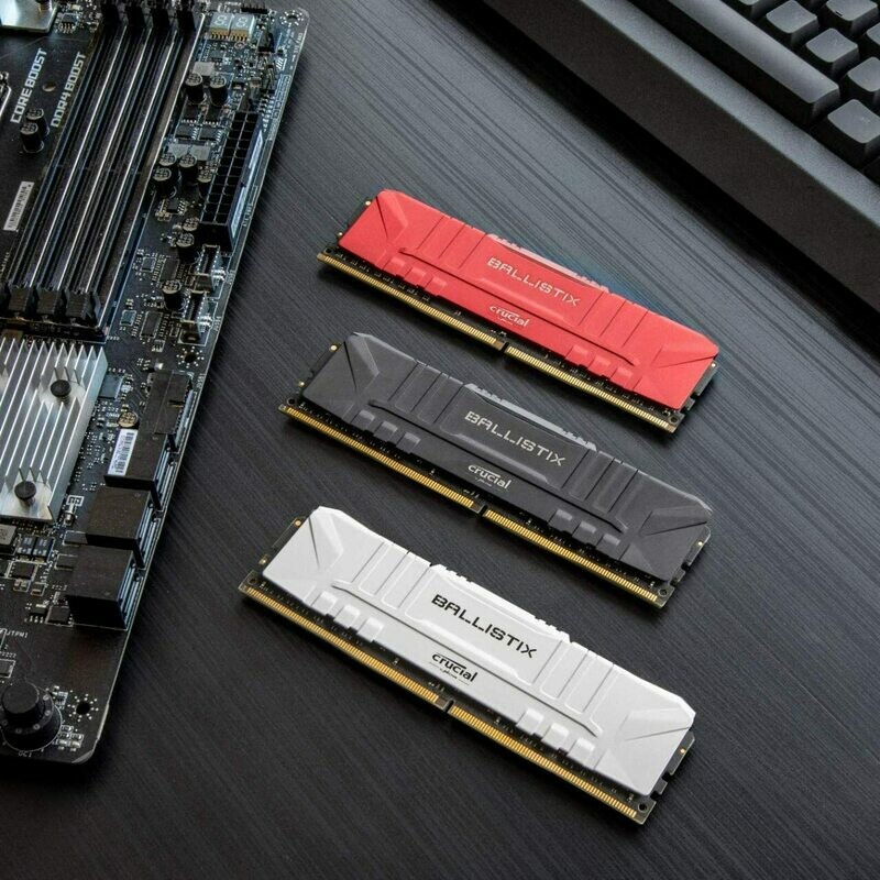 Crucial Ballistix 3200 MHz DDR4 DRAM Memory Kit 32GB (16GBx2)