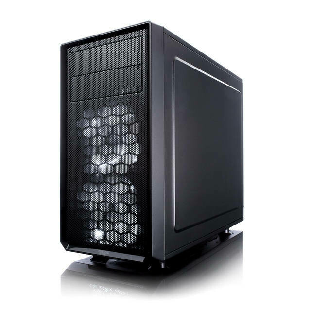 Fractal Focus G Mini No Power Supply MicroATX Case w/ Window (Black)