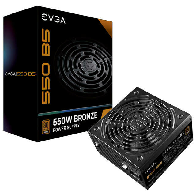 EVGA 550W, Fully Modular 80+ Bronze