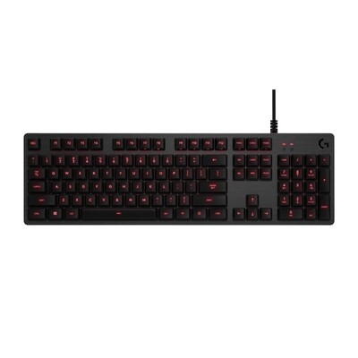 Logitech G G413 Backlit Mechanical Gaming Keyboard with USB Passthrough – Carbon