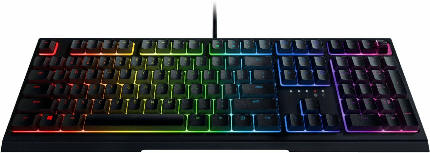 Razer - Ornata V2 Wired Gaming Mecha-Membrane Keyboard with Customizable Chroma RBG Lighting - Black