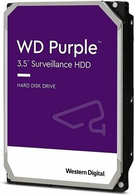 Western Digital 8TB WD Purple Surveillance Internal Hard Drive - 7200 RPM Class, SATA 6 Gb/s, , 256 MB Cache, 3.5