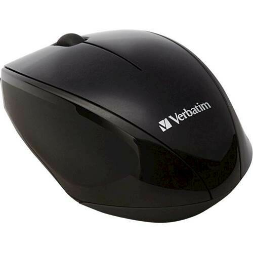 Verbatim - Multi-Trac Blue LED Wireless Optical Mouse - Black