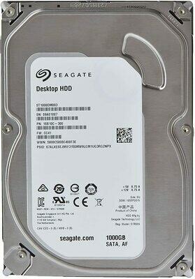 Seagate 1TB Desktop HDD Sata 6Gb/s 64MB Cache 3.5-Inch Internal Bare Drive