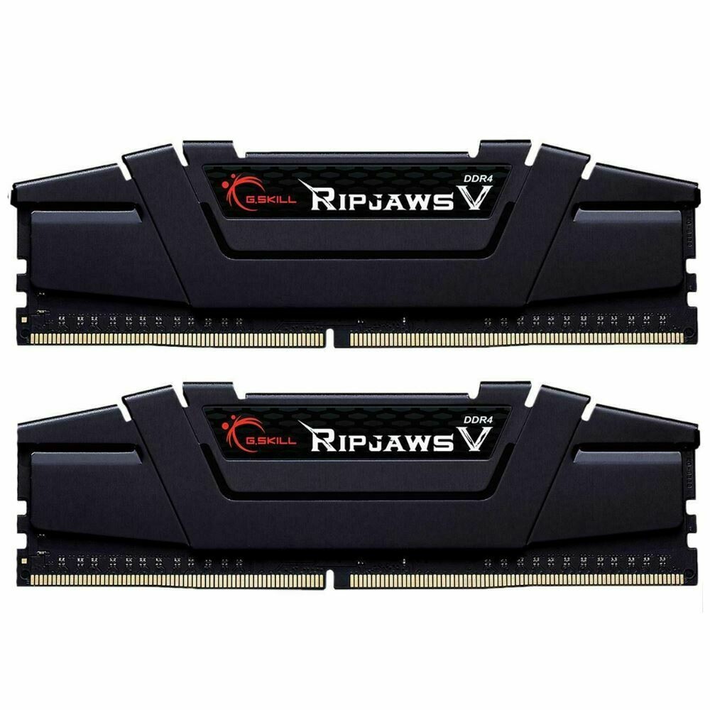 G.Skill Ripjaws V 32GB (2 x 16GB) DDR4-3600 PC4-28800 CL16 Dual Channel Desktop Memory Kit F4-3600C16D-32GVKC - Black