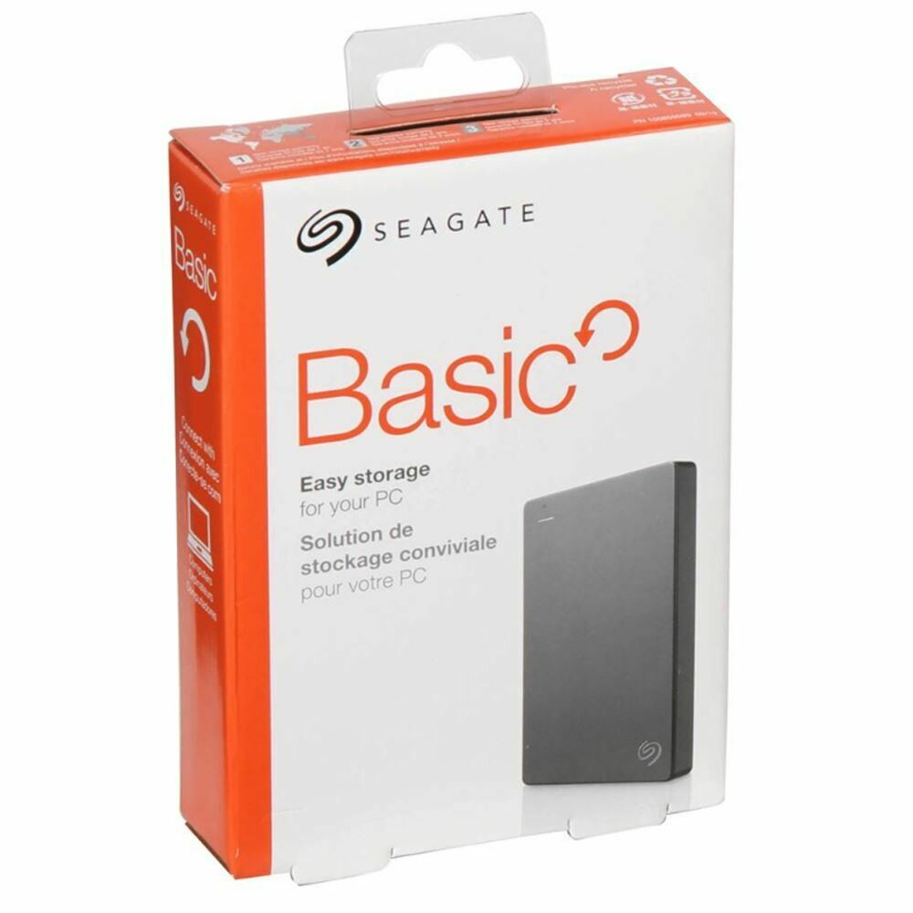 Seagate 4TB USB USB 3.1 (Gen 1 Type-A) 2.5" Portable External Hard Drive - Black