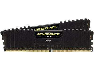 Corsair Vengeance LPX 32GB (2 x 16GB) DDR4-3200 PC4-25600 CL16 Dual Channel Desktop Memory Kit CMK32GX4M2E3200 - Black