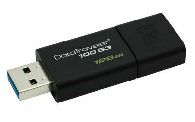 Kingston 128GB USB 3.0 DataTraveler 100 G3 flash drive