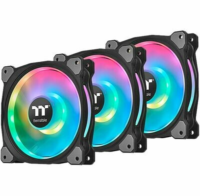 Thermaltake Riing Duo 12 RGB 120mm Computer Case Fans - Triple Pack