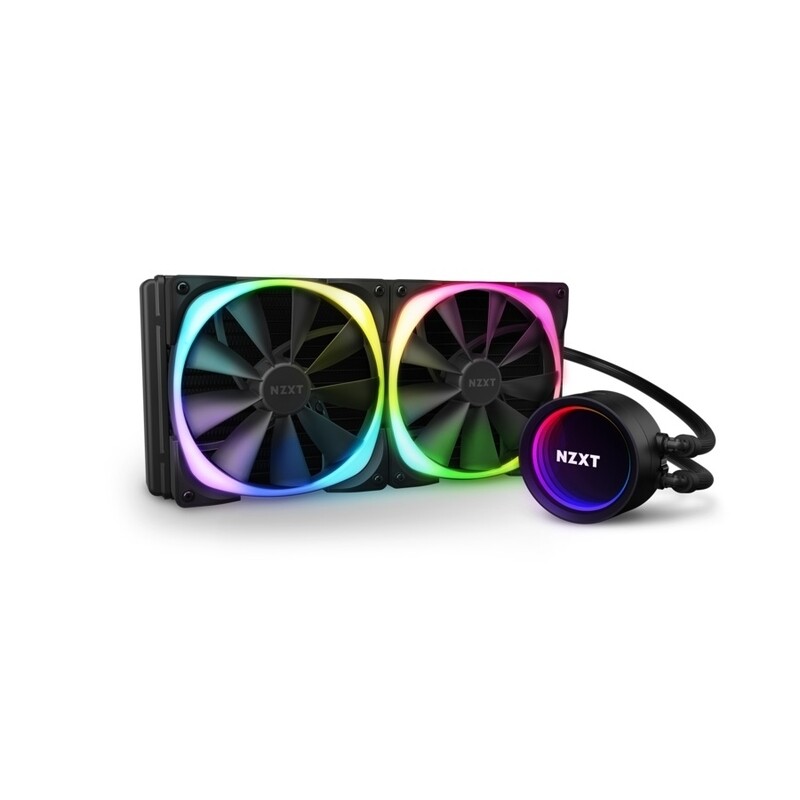 NZXT Fan RL-KRX63-R1 Kraken X63 RGB 280mm All In One Liquid Cooler With Aer RGB Fan