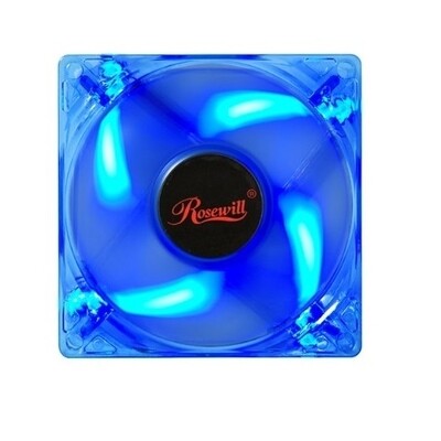 Rosewill Fan RFA-80-BL 80mm 4 Blue LEDs LED Case Fan