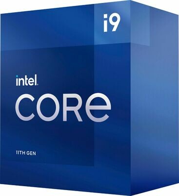 Intel - Core i9-11900 11th Generation - 8 Core - 16 Thread - 2.5 to 5.2 GHz - LGA1200 - Locked Desktop Processor