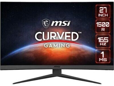 MSI Optix G27C6 27 inch 165HZ 1920 x 1080P FHD
