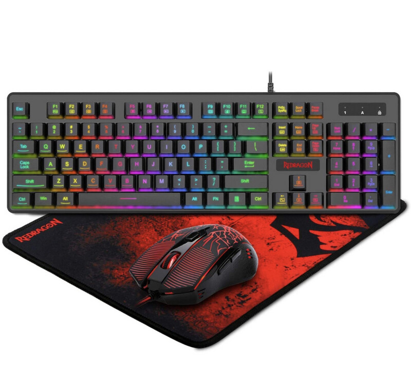 Redragon Keyboard/Mouse+Pad