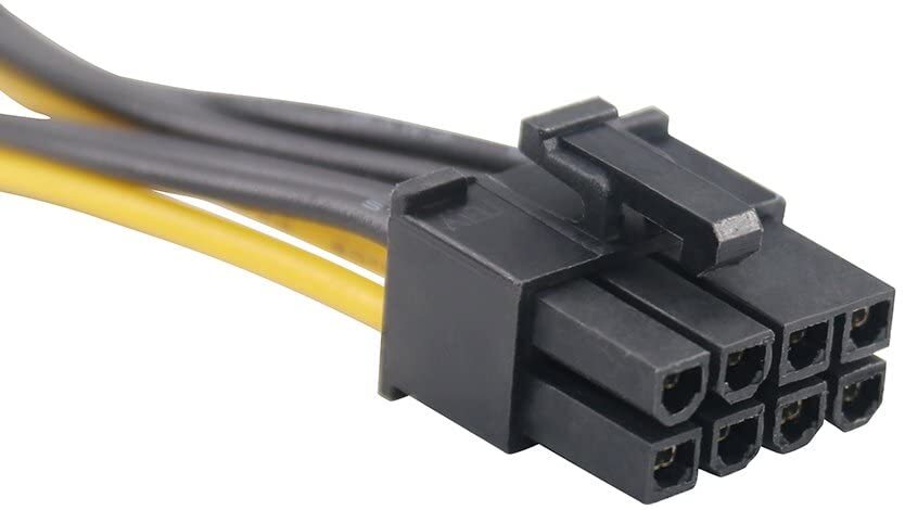 8-Pin PCI Express Video Card Pci-e ATX PSU Power Converter Cable