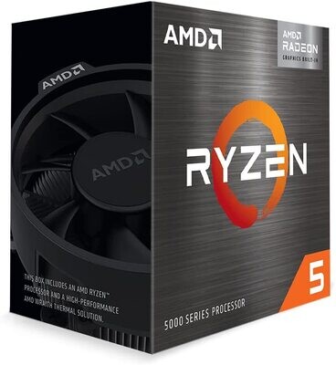 AMD Ryzen 5 5600G Cezanne 6-Core 3.9 GHz Socket AM4 65W 100-100000252BOX Desktop Processor AMD Radeon Graphics
